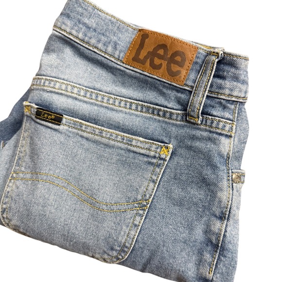 Lee Denim - Lee Womens Straight Leg Light Wash Stretch Denim Jeans Size 6 Medium 112353250